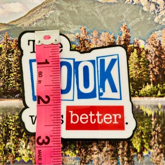 (7/$15) Durable Waterproof Sticker - Funny Book Sticker - Picture 3 of 3